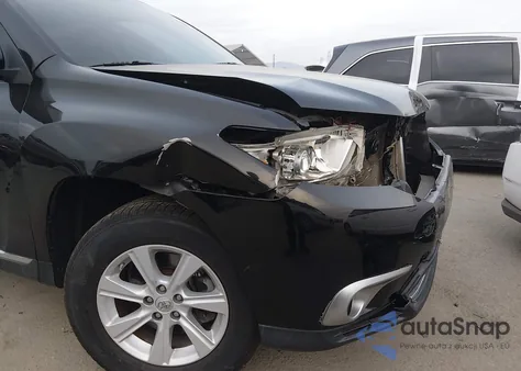 2012 Toyota Highlander Se from USA, damaged, VIN 5TDZA3EH0CS028712